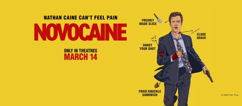 Critique de Novocaine : un film à blague unique