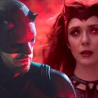 Charlie Cox as Daredevil and Elizabeth Olsen as the Scarlet Witch