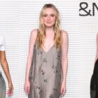 Tyla, Dakota Fanning and Alex Consani at the H&M & LA event on April 9 in Los Angeles.