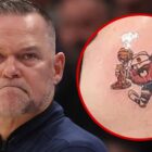 Michael Malone Tattoo Artist Down to Cover Up Nuggets Championship Ink