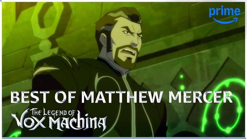 Tous les personnages doublés par Matthew Mercer dans The Legend of Vox Machina