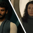 Akshay Khanna and Tamara Podemski in a collage image 