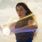 Rosamund Pike as Moiraine Damodred in "The Wheel of Time" season 3