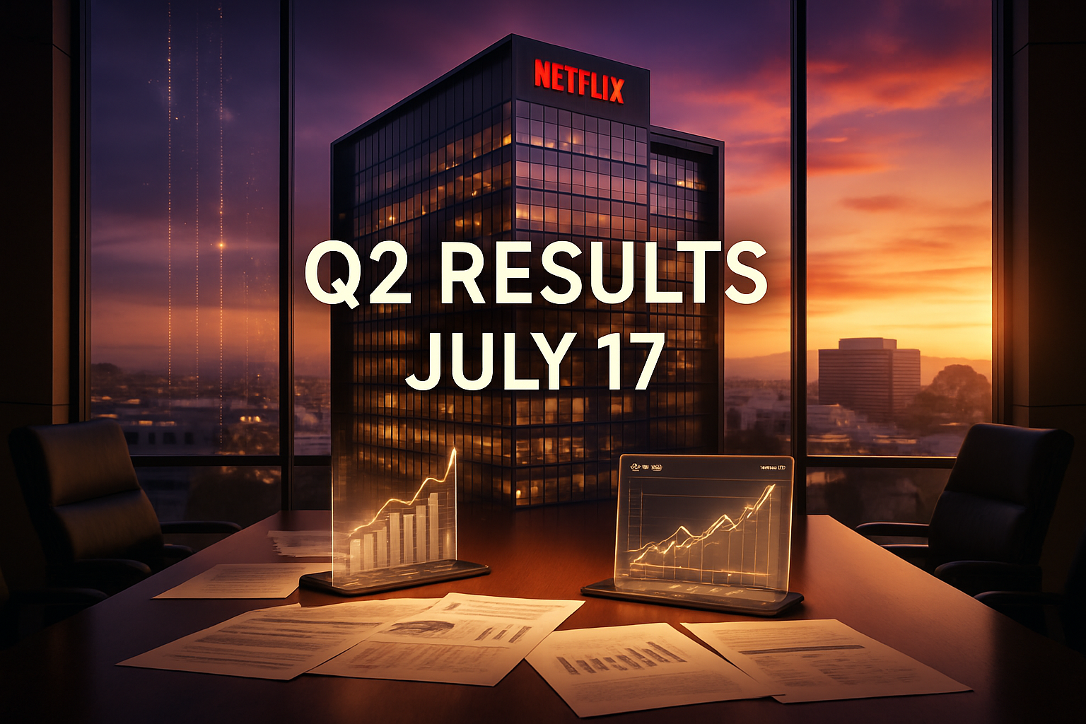 Date de publication des résultats de Netflix pour le T2 2025 : 17 juillet