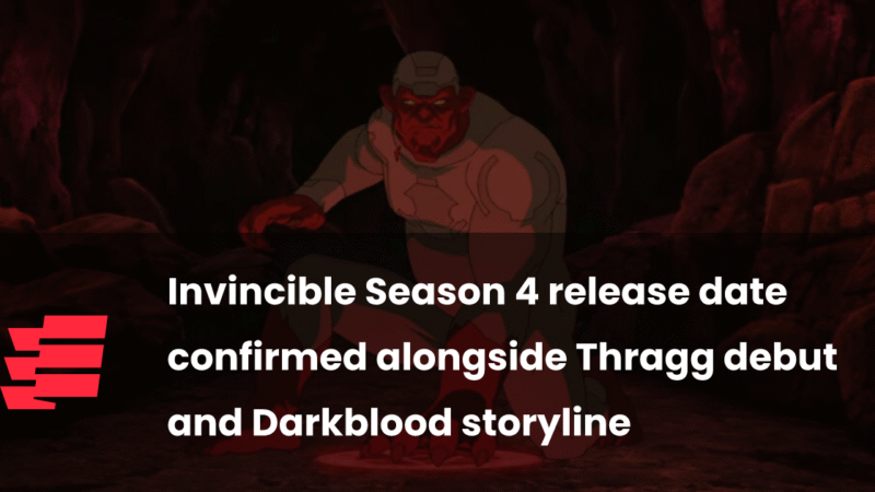 Date de sortie de la saison 4 d’Invincible et nouveaux développements sur Thragg et Darkblood