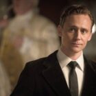 Tom Hiddleston as Robert Laing in "High Rise" now streaming on Netflix