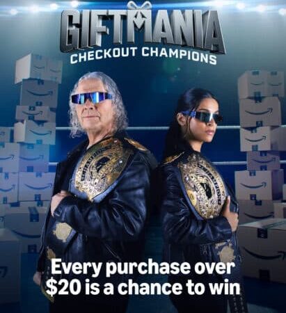 Bret Hart en vedette dans la campagne ‘Giftmania’ d’Akcelo sur Amazon Prime