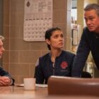 David Eigenberg as Christopher Herrmann, Miranda Rae Mayo as Stella Kidd, Taylor Kinney as Kelly Severide — 