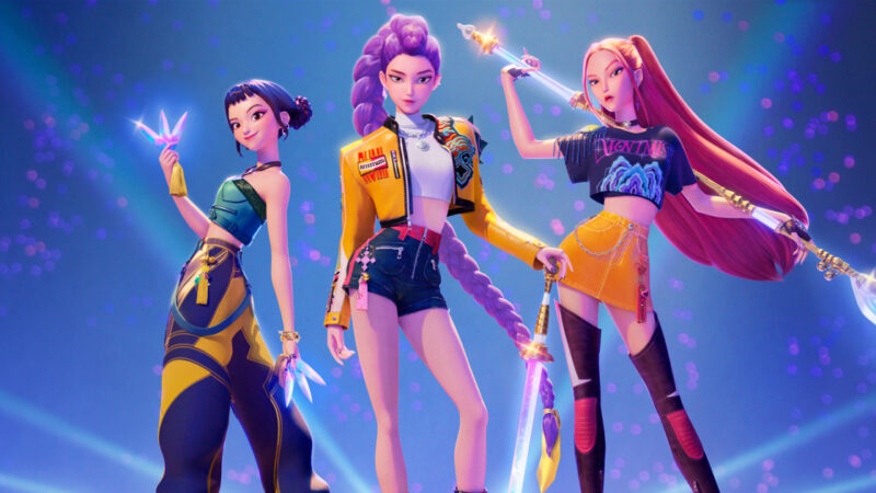Des groupes de K-pop émergent d’un film d’animation Netflix