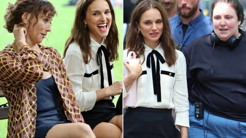 Natalie Portman et Rashida Jones sur le tournage du film de Lena Dunham