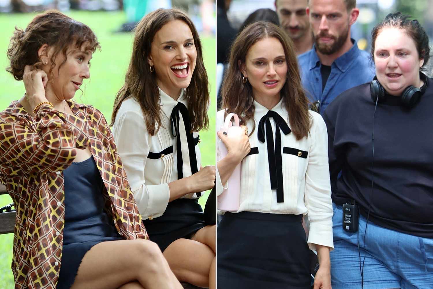 Natalie Portman et Rashida Jones sur le tournage du film de Lena Dunham