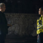 Peter Capaldi as Daniel Hegarty and Cush Jumbo as June Lenker in 