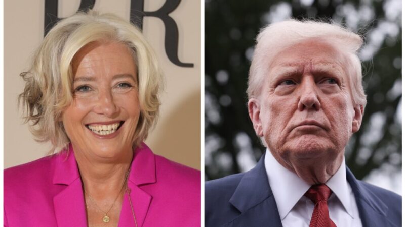 Emma Thompson raconte la demande en rendez-vous de Donald Trump le jour de son divorce