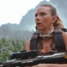 Scarlett Johansson as skilled covert operations expert Zora Bennett in "Jurassic World Rebirth"