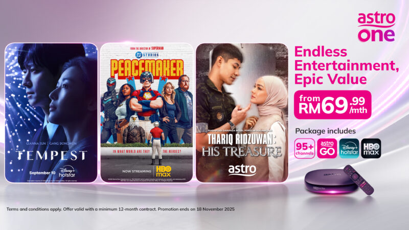 Astro lance le pack de divertissement Astro One avec Disney+ Hotstar et HBO Max à partir de RM69.99/mois
