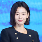 Actor Jun Ji-hyun poses during a press conference for the Disney+ original series &Prime;Tempest&Prime; at the Four Seasons Hotel in central Seoul on Sept. 2. [YONHAP]