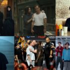 Clockwise from top left: 'House of Guiness,' 'Black Rabbit,' 'aka Charlie Sheen,' 'Alice in Borderland,' 'Canelo Álvarez vs. Terence Crawford' and 'Wednesday.'