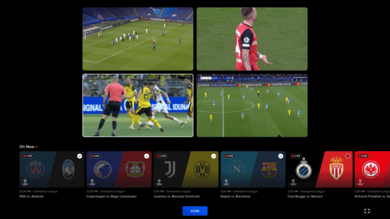 Paramount+ lance une fonctionnalité multiview pour regarder quatre chaînes simultanément