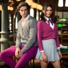 From left to right: Damian Hardung and Harriet Herbig-Matten in a promo shot for Maxton Hall Season 2. 