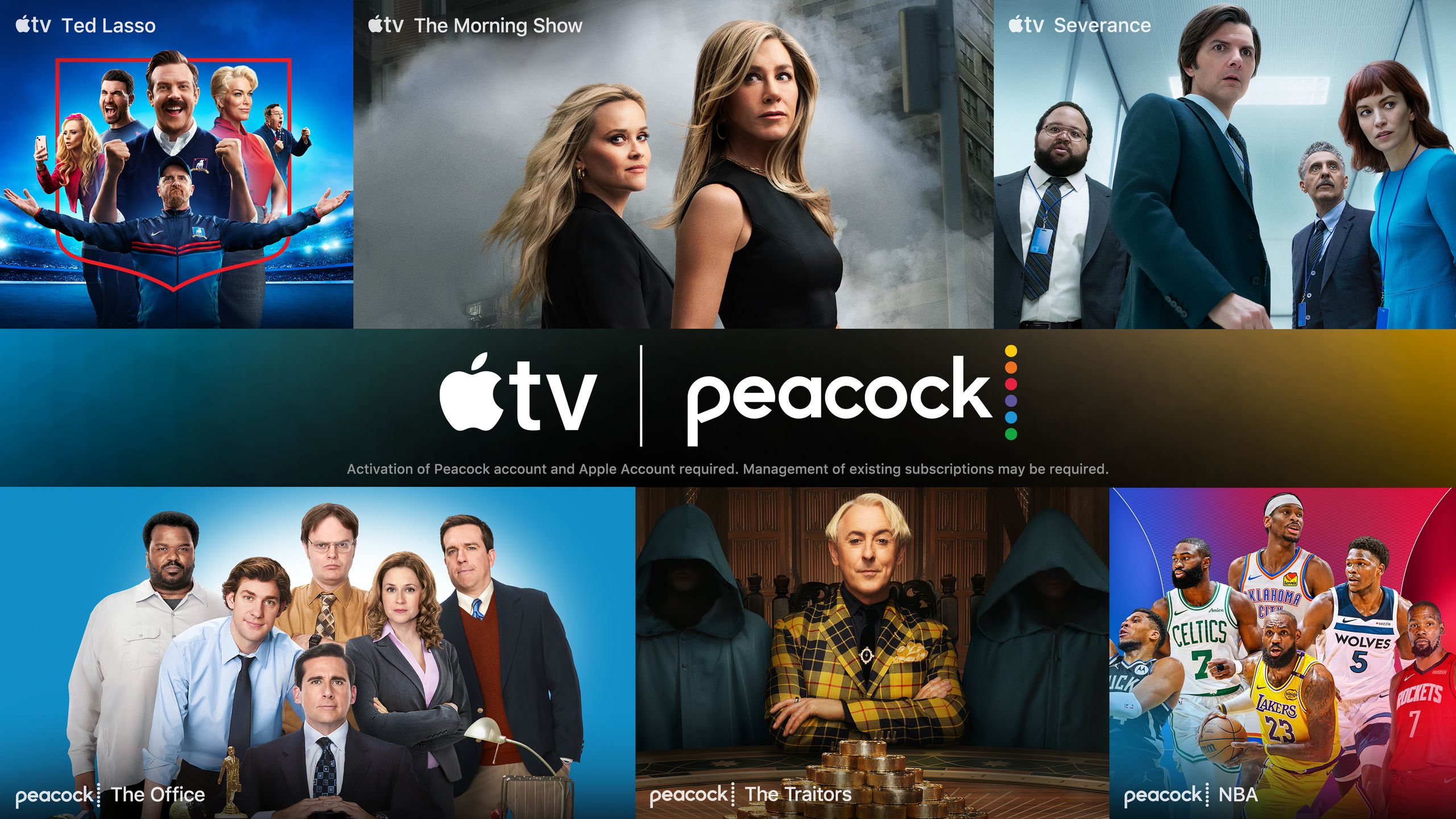 Apple TV et Peacock lancent un pack de streaming à partir de 14,99 $
