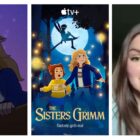 Triptych of Sabrina Grimm, key art from The Sisters Grimm, and Ariel Winter