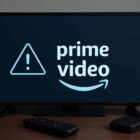 Prime Video app error screen on smart TV and phone, buffering and troubleshooting