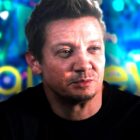 Jeremy Renner as Hawkeye, Hawkeye logo.