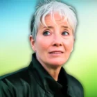Emma Thompson in ‘Down Cemetery Road’ (Custom cover edited by PRIMETIMER, Original Image [Facebook/Apple TV])