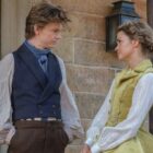 Thomas Brodie Sangster and Maia Mitchell in 