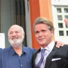 Rob Reiner and Cary Elwes at the Carl and Rob Reiner Hand and Footprint Ceremony during the 2017 TCM Classic Film Festival on April 7, 2017, in Los Angeles, California
