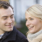 Jude Law et Cameron Diaz dans The Holiday.
