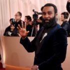Tramell Tillman Wore a Diamond Brooch by Boucheron at the 2026 Golden Globes