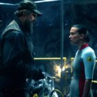 David Harbour and Millie Bobby Brown in 
