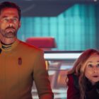 Holly Hunter as Nahla in Star Trek: Starfleet Academy, episode 1, season 1, streaming on Paramount+, 2025. Photo Credit: Brooke Palmer/Paramount+.