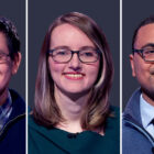 Ryan Sharpe, Vickie Talvola, and Cameron Berry on Jeopardy! Champions 