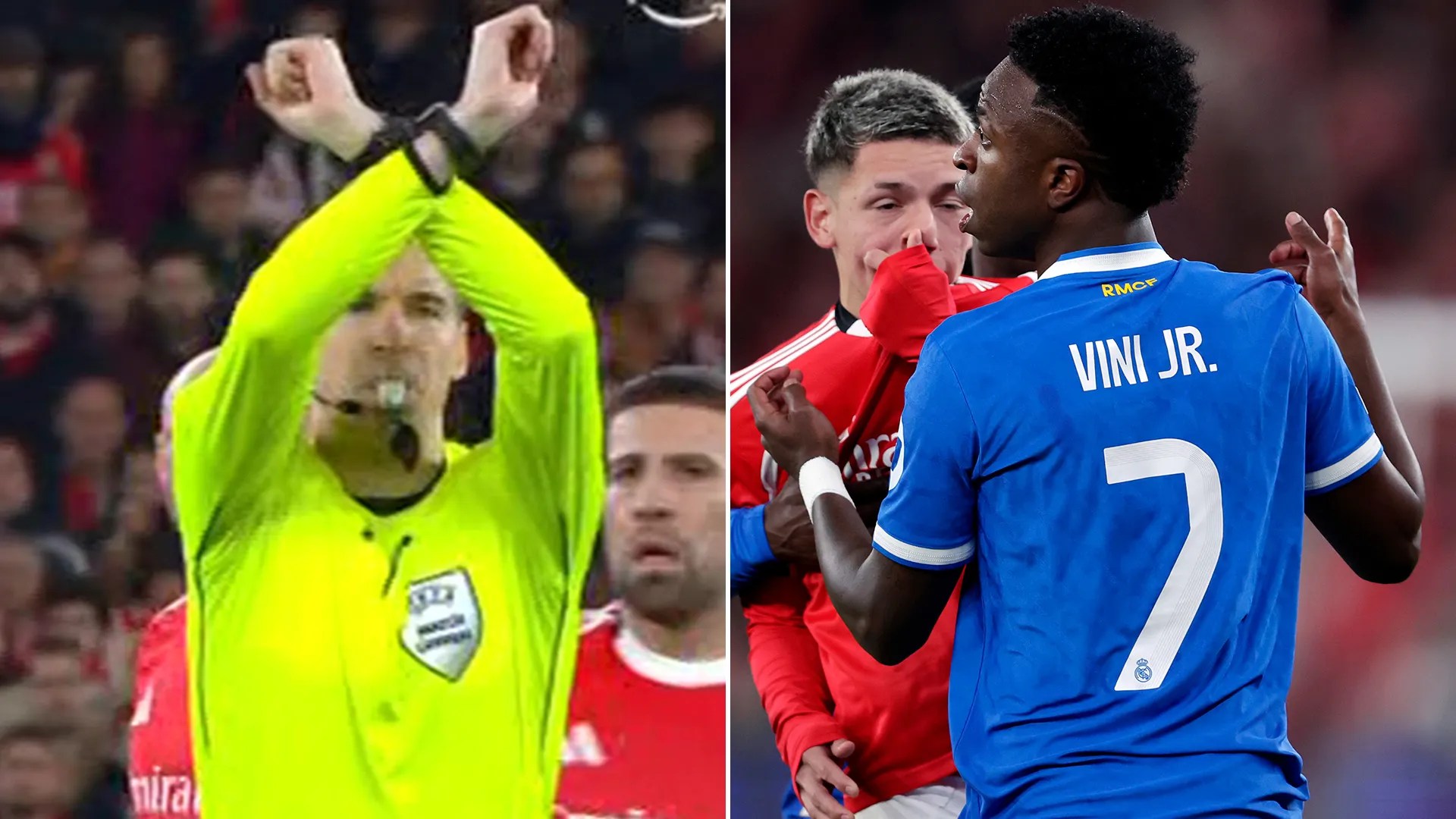 Benfica vs Real Madrid : Les accusations de racisme de Vinicius Jr et la suspension du match, ce que l’on sait.