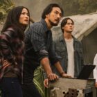 Some of the cast of Monarch: Legacy of Monsters season 2. Anna Sawai, Takehiro Hira, Ren Watabe, and Kiersey Clemons