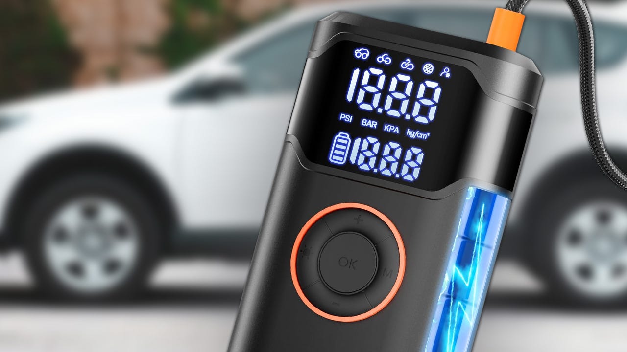 Titre optimisé : “Accessoire auto indispensable : Ce compresseur d’air sans fil à 13$ pour vos urgences.”