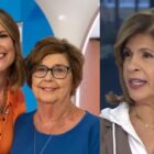 Savannah Guthrie and mom Nancy Guthrie on the set of NBC