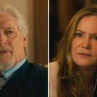 Clancy Brown and Jennifer Jason Leigh in 