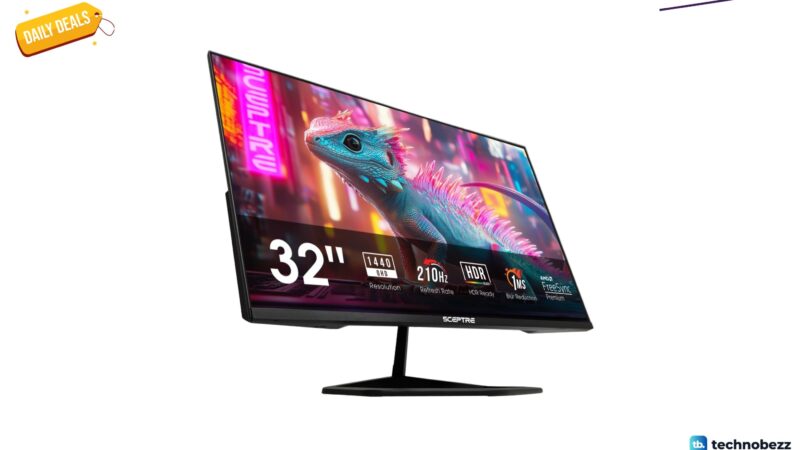 Sceptre New 2K QHD Prime Gaming Monitor : Ce que révèle sa baisse de prix à 173,90 $ sur Amazon.