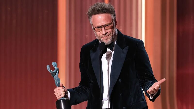 Seth Rogen : L’hommage émouvant à Catherine O’Hara après sa victoire aux BAFTA TV pour ‘The Studio’.