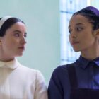 Daisy and Agnes look at each other