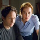 David Duchovny as Mulder and Gillian Anderson as Scully