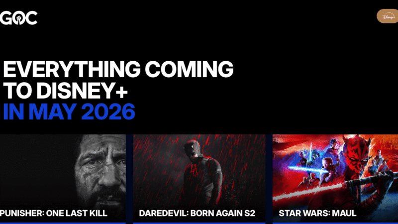 Disney+ : Tout ce qui arrive et part en mai 2026, ce que l’on sait.