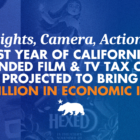 Lights, camera, action! First year of California’s expanded Film & TV Tax Credit projected to bring $6.6 billion in economic impact