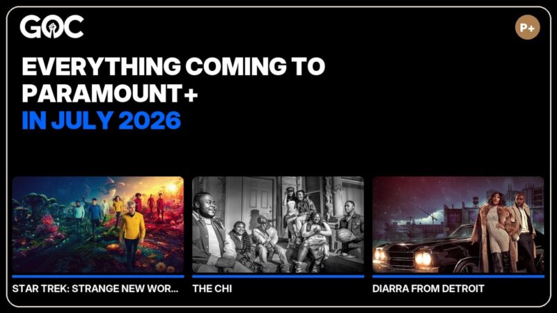 Everything Coming to Paramount+ en Juillet 2026 : Les nouveautés et surprises révélées.