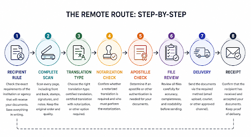 Titre optimisé : “Conseils pour les Digital Nomads : Comment organiser des traductions de documents notariés depuis l’étranger.”