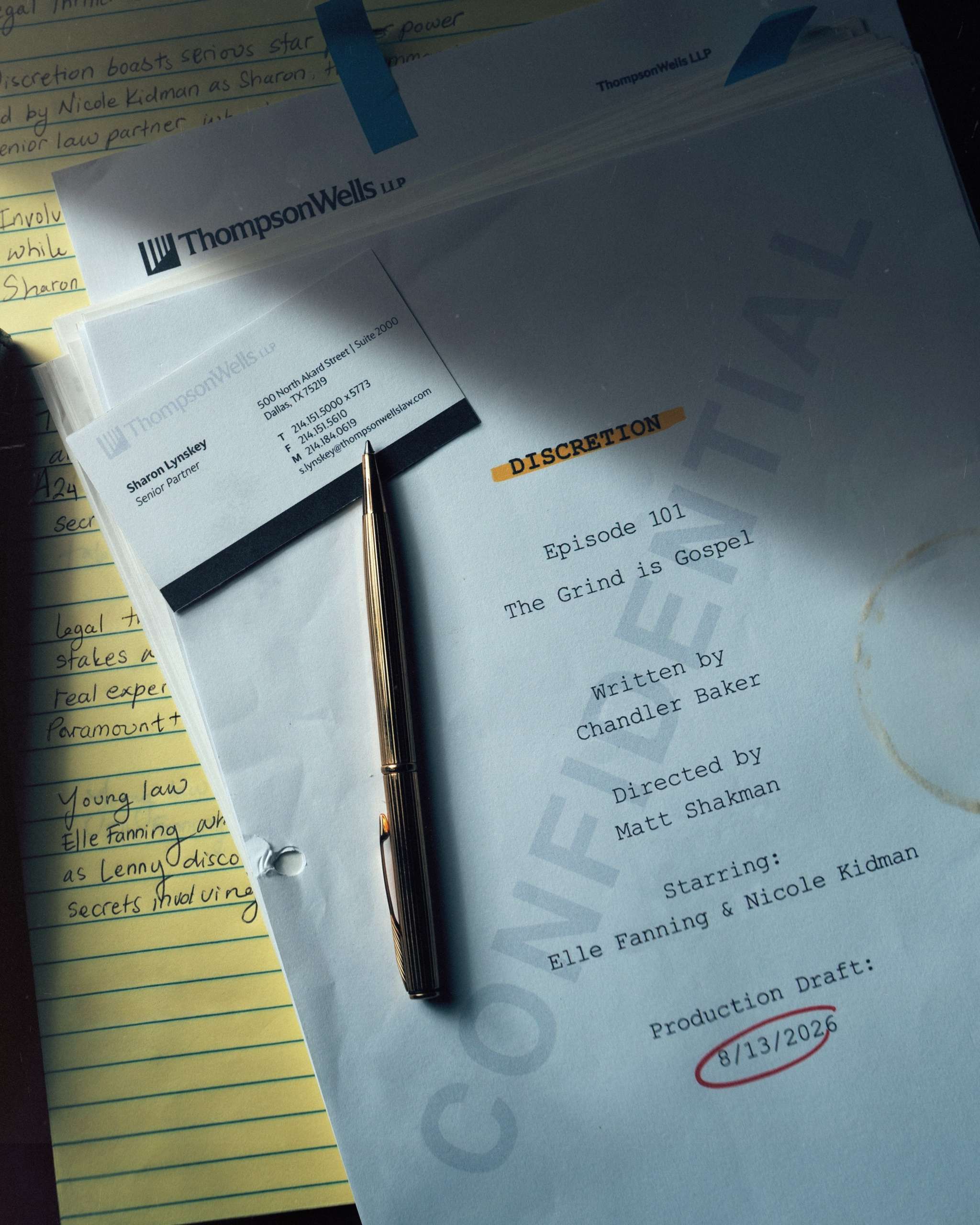 Discretion : Tout sur le début de production du thriller juridique sur Paramount+.
