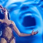 Anne Hathaway performing in Mother Mary